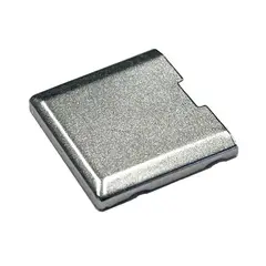 Заглушка для стяжки полкодержателя 172, квадратная, сталь, никель арт.172-6596-N