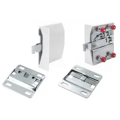 Навес усиленный камар белый регулируемый КОМПЛЕКТ с ответной планкой (аналог)