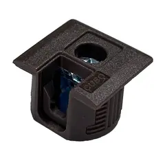 Стяжка полкодержатель, Д20, для плиты 16мм, уст. сверху, коричневый арт.172-6975-831