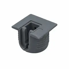 Стяжка полкодержатель, Д20, для плиты 18мм, уст. сверху, темно-серый арт.172-6620-383