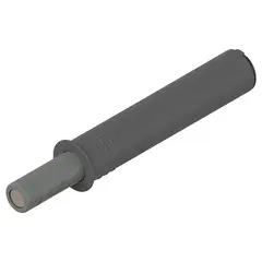 Толкатель TIP-ON для дверей, короткий, с магнитом, серый арт.956.1002 R7036
