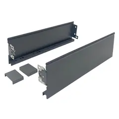Боковые стенки ящика для направляющих CUBO, 300 мм, h=158 мм, антрацит арт.681-9300-7012