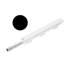 Толкатель Push Latch S3, с направляющей, черный арт.915-9278-390-00