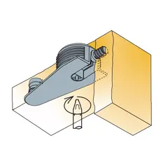 Дюбель мебельный Titus System 6, 6,3х11,5 мм. Арт: 006406-885-300