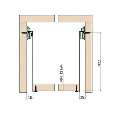 Метабокс METAL BOX ECO 150х400 мм, белый арт.7150.400.01