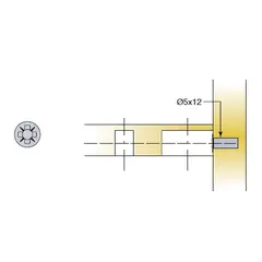 Дюбель SYSTEM 6 knock-in, d5х11 мм арт.006403-885-300