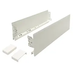 Боковые стенки ящика для направляющих CUBO, 300 мм, h=88 мм, белый арт.681-1300-9010