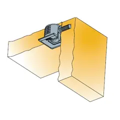 Эксцентрик SYSTEM 6 Wedgefix Quickfit 19 мм, бронзово-серый арт.006622-381-001