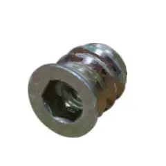 Футорка, M6, 12х8мм, серия 153, металл арт.153-6012-207A-WZ