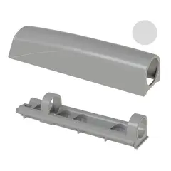 Корпус с планкой с кольцом для толкателя Cubo, светло-серый арт.953.0000.C6