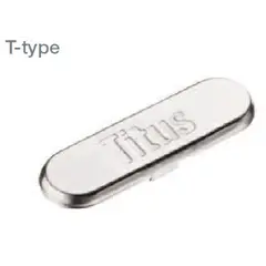 Крышка Titus T-Type к петлям T-type 110/5мм, 9мм, 17мм изготовлена из стали. Арт: 728-1287-650-00