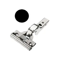 Петля T-type-i Noir Glissando с доводчиком для фасада толщиной до 34 мм 95/45/17 мм арт.708-0WT0-068-00