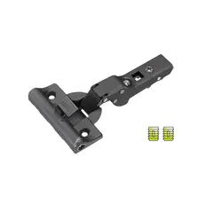 Петля мебельная Titus T-Type Noir Glissando 90 градусов с доводчиком 110/48/9 мм для машинной установки. арт.701-0CS1-668-00