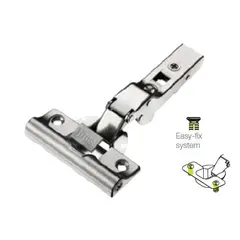 Петля мебельная Titus T-Type Glissando 90 градусов с доводчиком 110/45/9 мм и cистемой ускоренной сборки Easy-fix арт.701-0CT4-054-00
