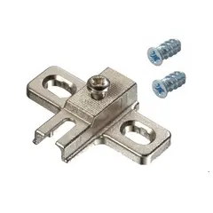 Монтажная планка петли Titus B-Type под фальшпанель только для петли Basic-i 110/90° 110/45 мм с винтами 6,3х15 мм. Арт: 244-0P28-650-00
