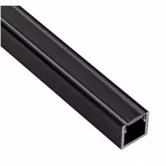 PROFIL-LINE-TR-2M-C Профиль для LED ленты PROFIL LINE 2 м черный, прозрачный рассеиватель