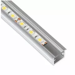 PROF-INLINE-TR-1M-W Профиль для LED ленты PROFIL INLINE LED 1 м алюм, прозрачный рассеиватель