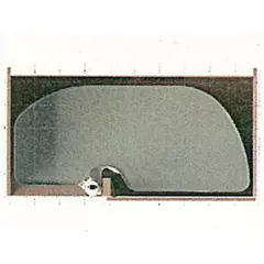 TRIGON500semicircle Выдвижной уголок TRIGON Ninka, полукруглый, для двери 500 мм