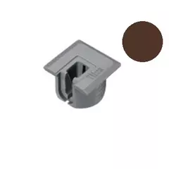 006620-831-001 Эксцентрик SYSTEM 6 Wedgefix screw-in 19 мм, шлиц сверху, коричневый