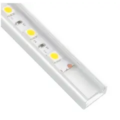PROFIL-LINEM-TR-1M-B Профиль для LED ленты PROFIL LINE MINI 1 м белый, прозрачный рассеиватель