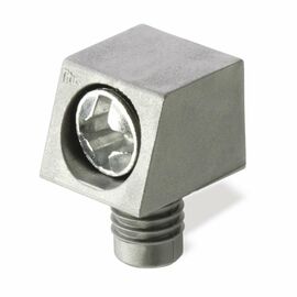 002107-861-001 Стяжка Minibloc D10 мм для присадок с плоскости панели (серебро)