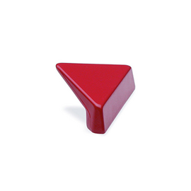 277.32/32 Мебельная ручка-кнопка, 32 мм, пластик, красный