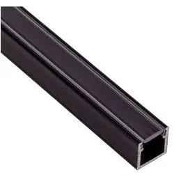 PROFIL-LINE-TR-2M-C Профиль для LED ленты PROFIL LINE 2 м черный, прозрачный рассеиватель