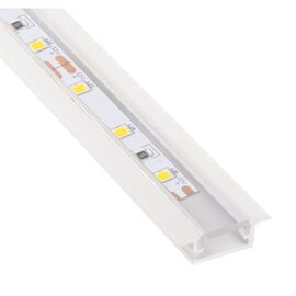 PROF-INLINEM-XL-TR-1M-B Профиль для LED ленты PROFIL INLINE MINI XL 1 м белый, прозрачный рассеиватель