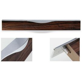 Ручка торцевая для мебели Confurn, врезная 147 мм, матовый никель. Арт: 53009.0001.10-147