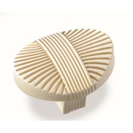 Ручка кнопка для мебели Валмакс FB-023 000, 0 мм, золото прованс 1013 жемчужно-белый матовый (ТЗ).