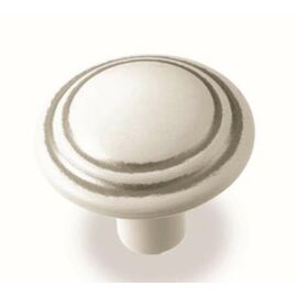 Ручка кнопка для мебели Валмакс FB-060 000, 0 мм, серебро прованс 9003 белый матовый (ТЗ).