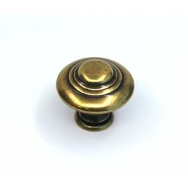 Ручка кнопка для мебели Bosetti Marella Валенсия, 0 мм, бронза. Арт: 24487.03001.07