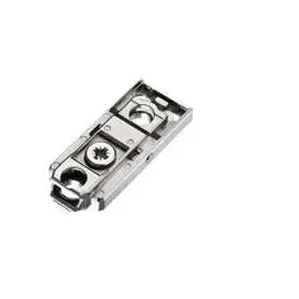 700-0LF0-650-00 Монтажная планка петли T-type F0 мм прямая с дюбелем 5x10,5 мм