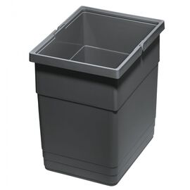 Контейнер для мусора 13 л 306*180*310 мм (dark grey) Eins2vier Ninka арт.5070.90.41514