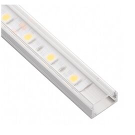 Профиль для LED ленты PROFIL LINE XL 1 м алюм, прозрачный рассеиватель арт.PROF-LINEXL-TR-1M-W