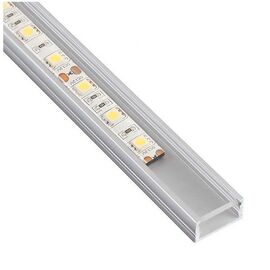 Профиль для LED ленты PROFIL LINE MINI 1 м, алюм, прозрачный рассеиватель арт.PROFIL-LINEM-TR-1M-W