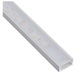 Профиль для LED ленты PROFIL LINE MINI 1 м, алюм, молочный рассеиватель арт.PROFIL-LINEM-OP-1M-W