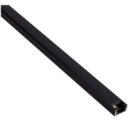 Профиль для LED ленты PROFIL LINE MINI 1 м черный, черный рассеиватель арт.PROFIL-LINEM-CZ-1M-C