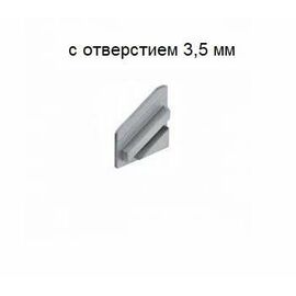 Заглушка для PROFIL TRI-LINE MINI левая fi 3,5mm, серая арт.OP2-ZASL-L-SM-01