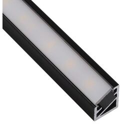 Профиль для LED ленты PROFIL TRI-LINE MINI 2 м черный, молочный рассеиватель арт.PROFIL-MN-3LM-ML-2C