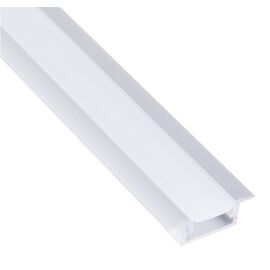 Профиль для LED ленты PROFIL INLINE MINI XL 1 м, алюм, молочный рассеиватель арт.PROF-INLINEM-XL-OP-1M-W