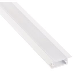 Профиль для LED ленты PROFIL INLINE MINI XL 1 м белый, молочный рассеиватель арт.PROF-INLINEM-XL-OP-1M-B