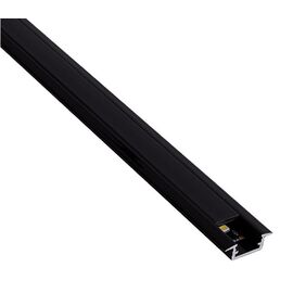Профиль для LED ленты PROFIL INLINE MINI XL 2 м черный, черный рассеиватель арт.PROF-INLINEM-XL-CZ-2M-C