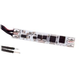 Выключатель с диммером в LED профиль SC60 12VDC 5A, провод 2 м арт.WYL-SC60-NI-02W