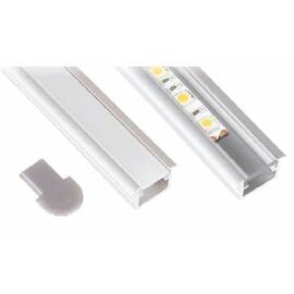 Профиль для LED ленты PROFIL INLINE LED 2 м алюм, молочный рассеиватель арт.PROF-INLINE-OP-2M-W