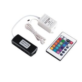 Контроллер LED RGB IR с пультом RGB MINI, выход на 9 светильников арт.STER-IR-RGB9-02
