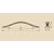 Ручка скоба для мебели Sagittario FS-135 096, 96 мм, золото (ТЗ). - 1