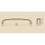 Ручка скоба для мебели Sagittario FS-139 128, 128 мм, бронза полированная/белый (ТЗ). - 1
