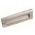 Ручка ракушка для мебели Валмакс FR-006 128, 128 мм, сатин светлый светлый (ТЗ).