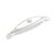 Ручка скоба для мебели Sagittario FS-138 128, 128 мм, серебро прованс/белый (ТЗ).
